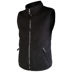 Thermo Vest, Fleece material, size S, UK women 36-38, UK men 44-46 (incl.2 batteries, 3,7V, 3800 mAh each and a charger)