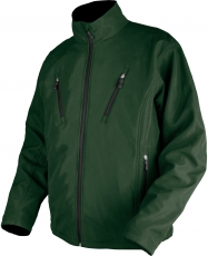 Thermo Jacket green, size M, UK women 12-14, UK men 36-38 (incl. 2 batteries, 3,7 V, 3800 mAh each and a charger)