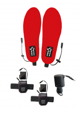 Thermo Soles with external battery, size L, EU 40-42 (incl. 2 batteries, each 3.7 V, 3800 mAh and charger