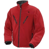 Thermo Jacket rot, Gr. XXL, EU Damen 52-54, EU Herren 60-62 (inkl. 2 Akkus, je 3,7 V, 3800 mAh u. Ladegert)